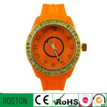 Business New Quartz Watch with Silicone Band